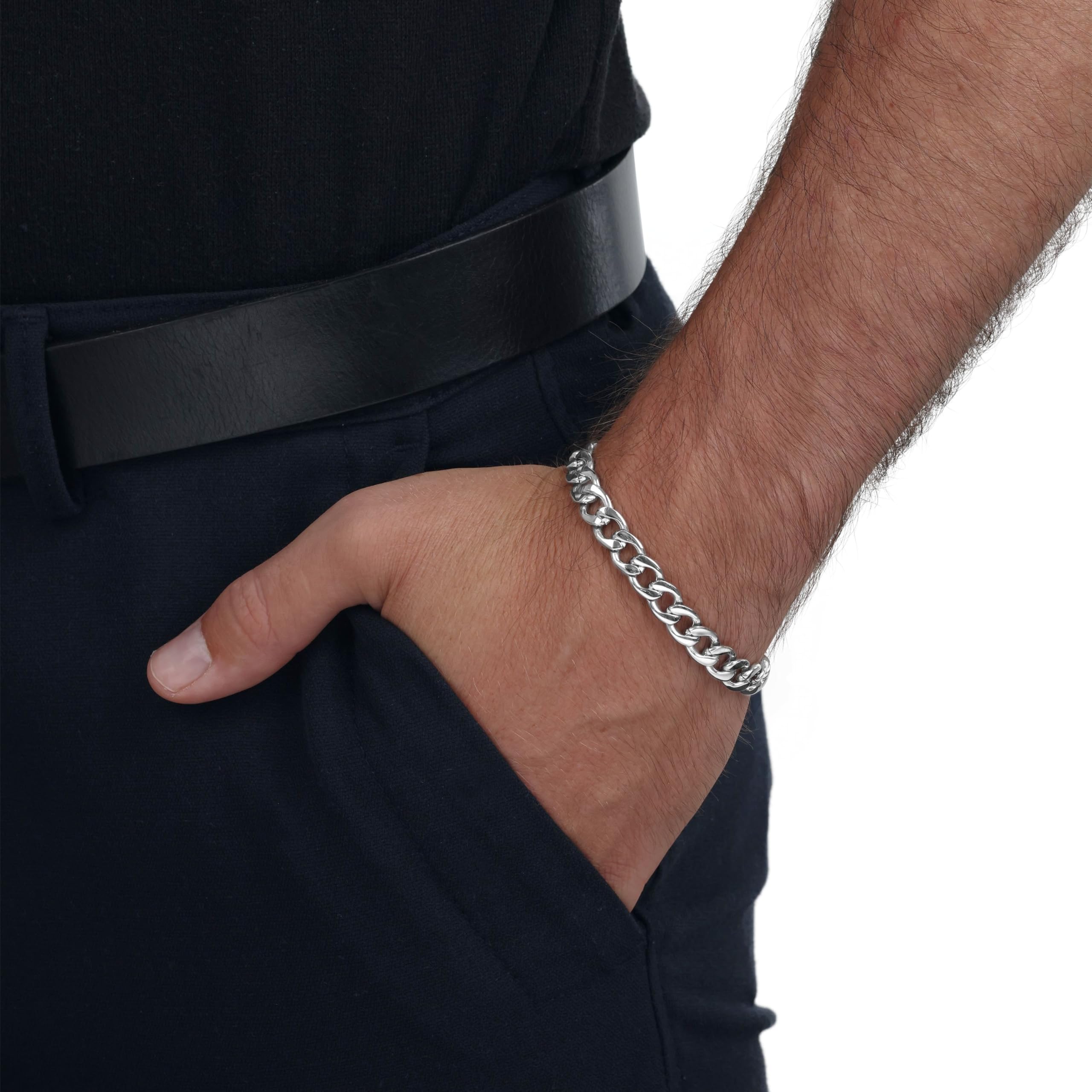 amor-9353231-armband-herren-edelstahl-21-5-cm-silber-geschenkbox image 2