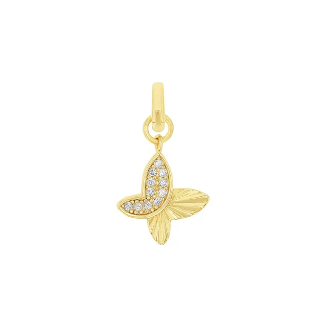 amor-charms-2038481-charm-silber-schmetterling-wei image 1