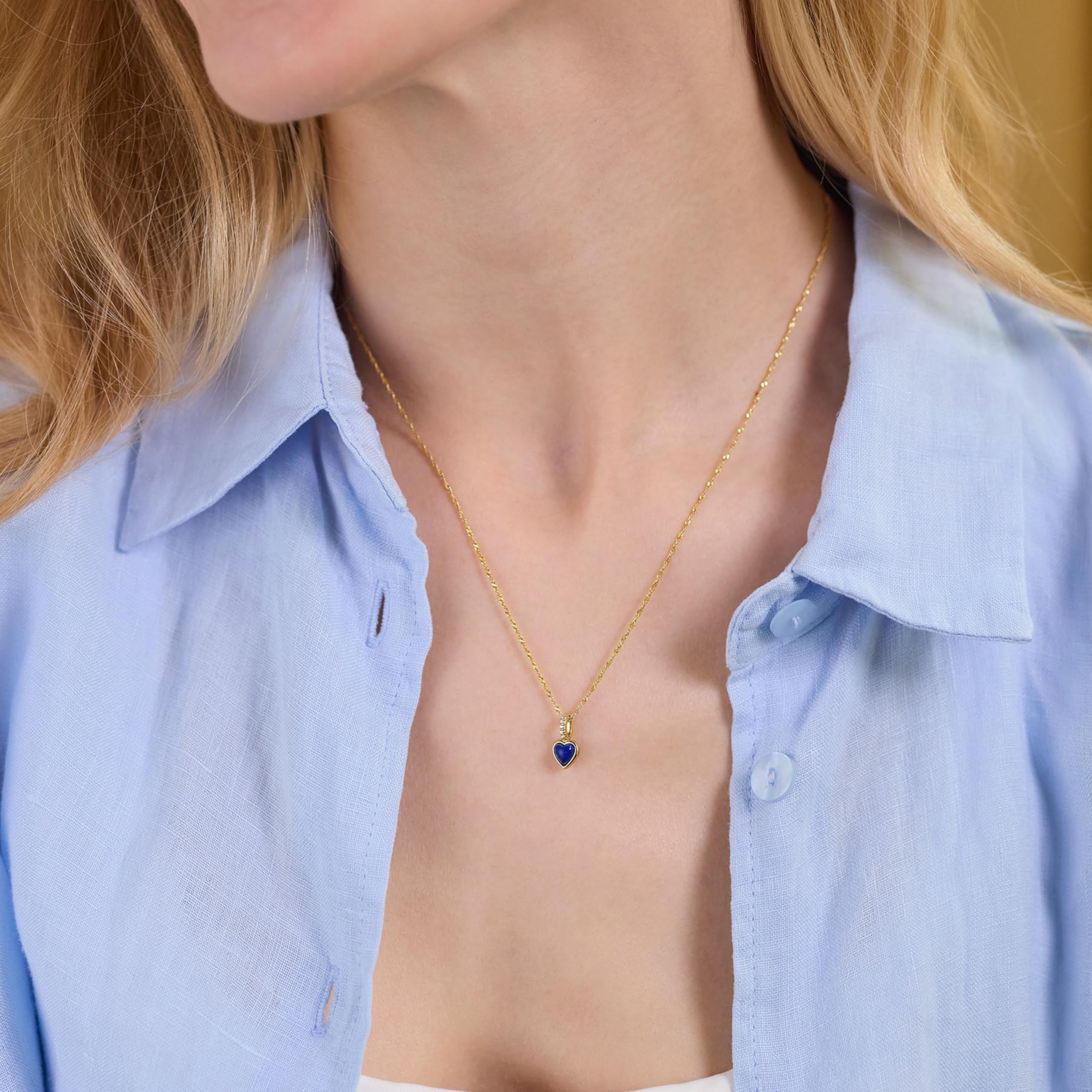 amor-halsschmuck-2100032-kette-herz-gold-mit-lapis image 3