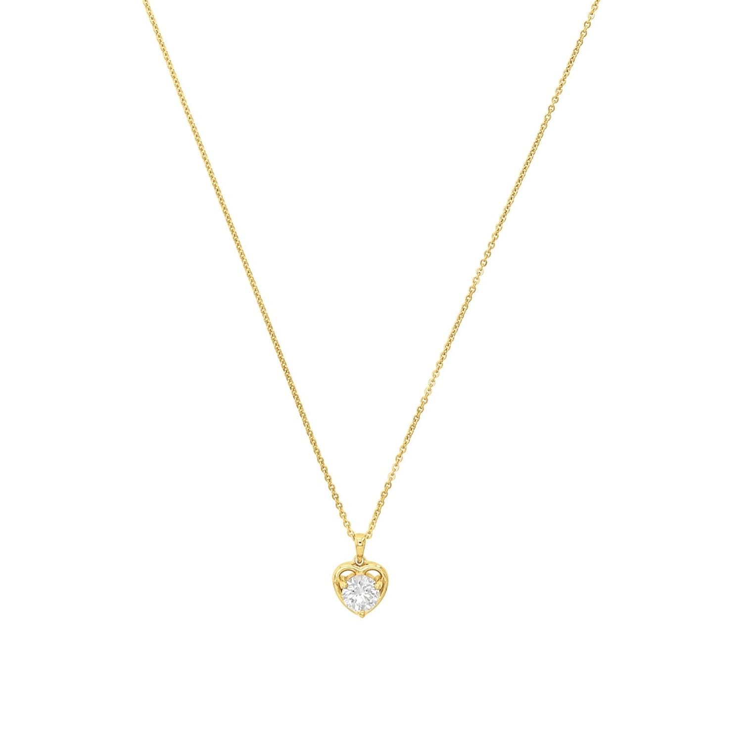 amor-halsschmuck-kette-2022292-gold-herz-zirkonia-45-cm image 1