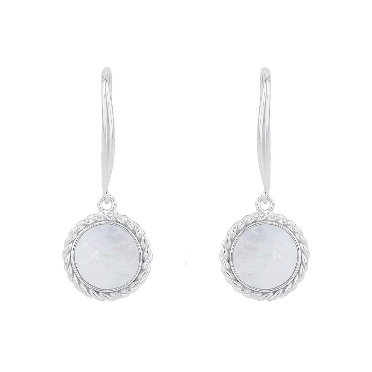 amor-ohrschmuck-ohrh-nger-2036015-silber-perlmutt-2-4-cm image 4