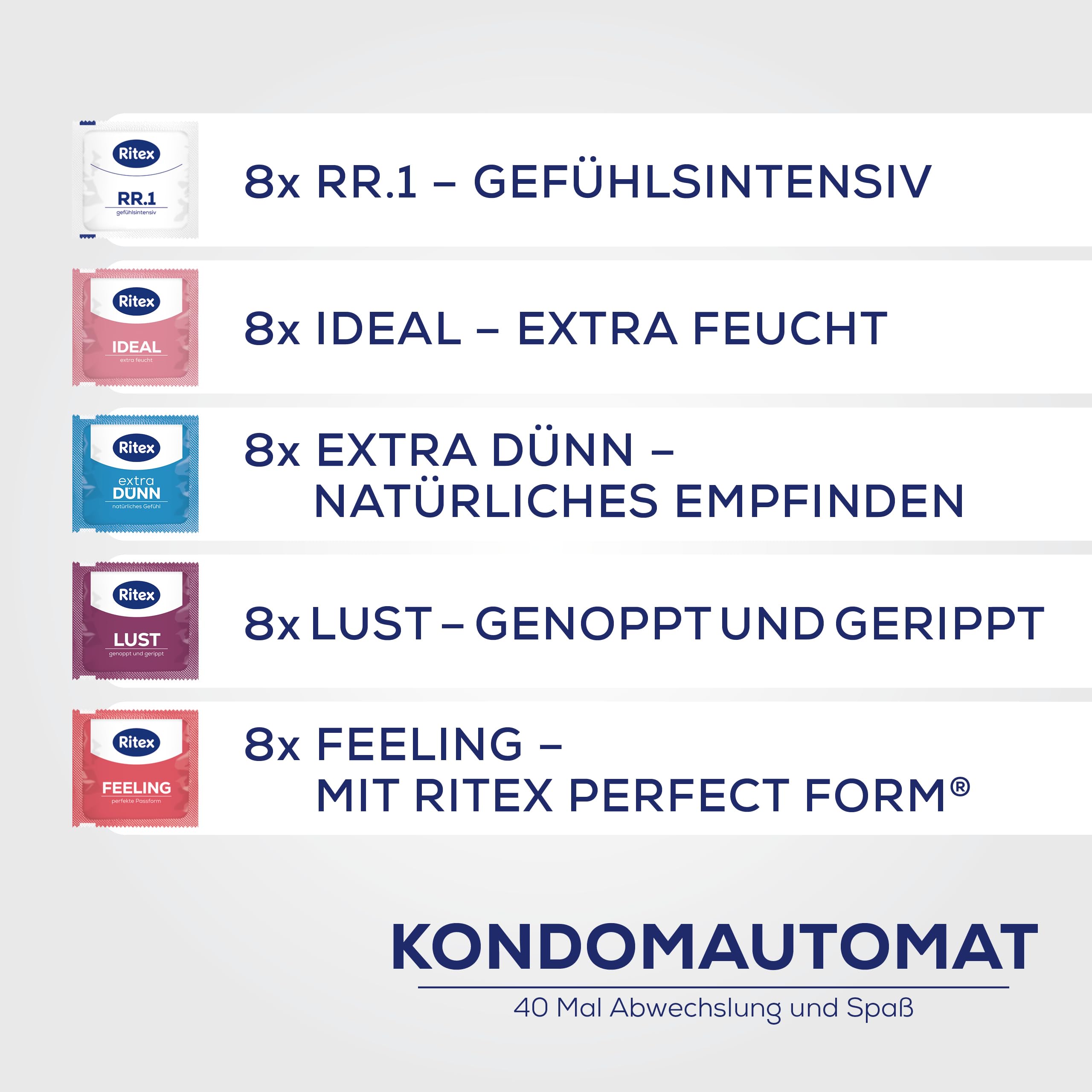 ritex-kondomautomat-probierpaket-40-st-ck-vegan-5-sorten image 2