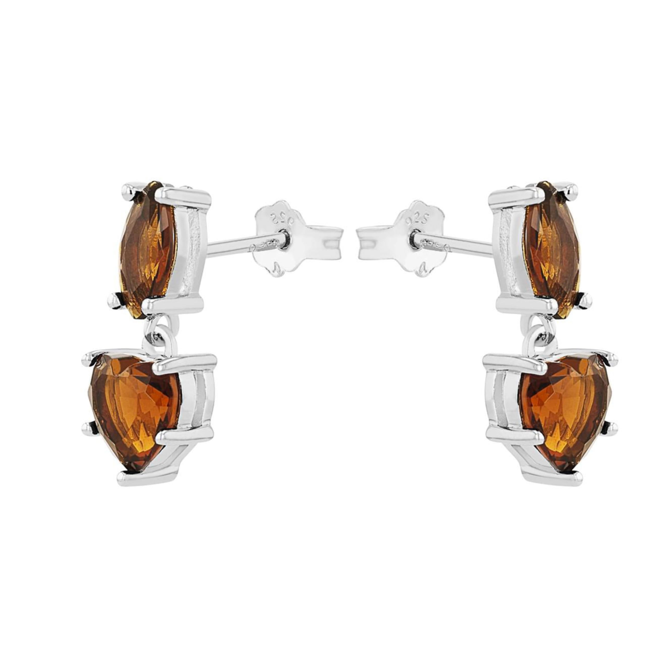 amor-ohrh-nger-2100158-herz-silber-15-mm-glas-damen image 6