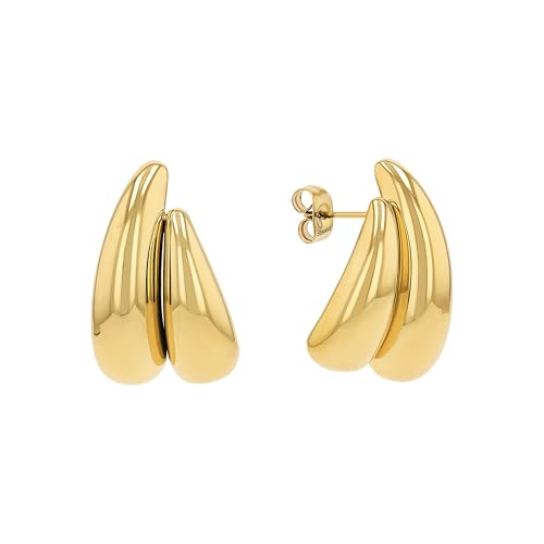 amor-2100175-creolen-damen-gold-edelstahl-25-mm image 7