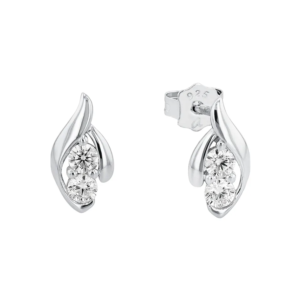 amor-ohrstecker-9963690-ohrringe-silber-zirkonia-1-2-cm image 1
