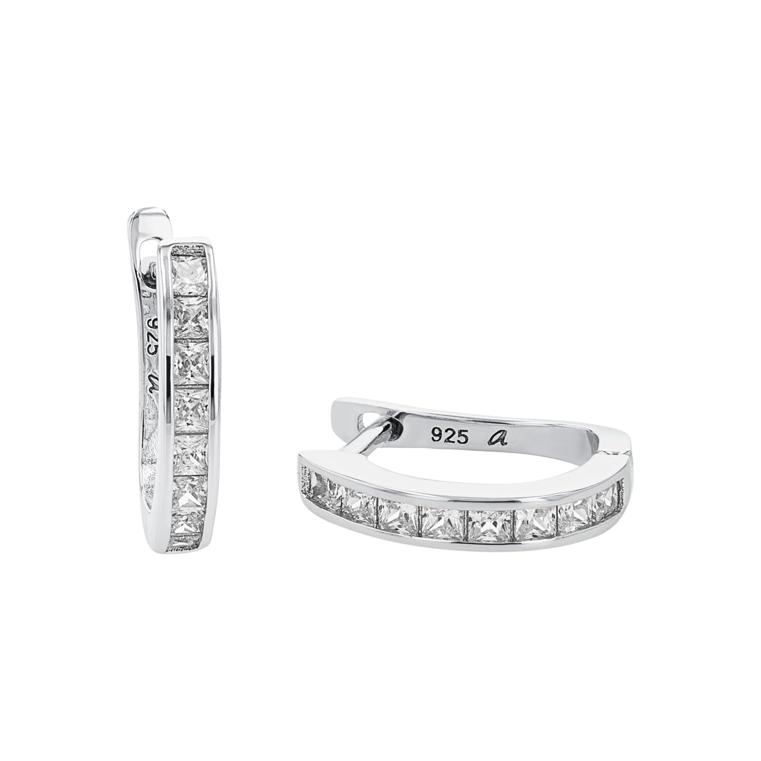 amor-ohrschmuck-2017392-creolen-silber-1-1-cm-zirkonia image 1