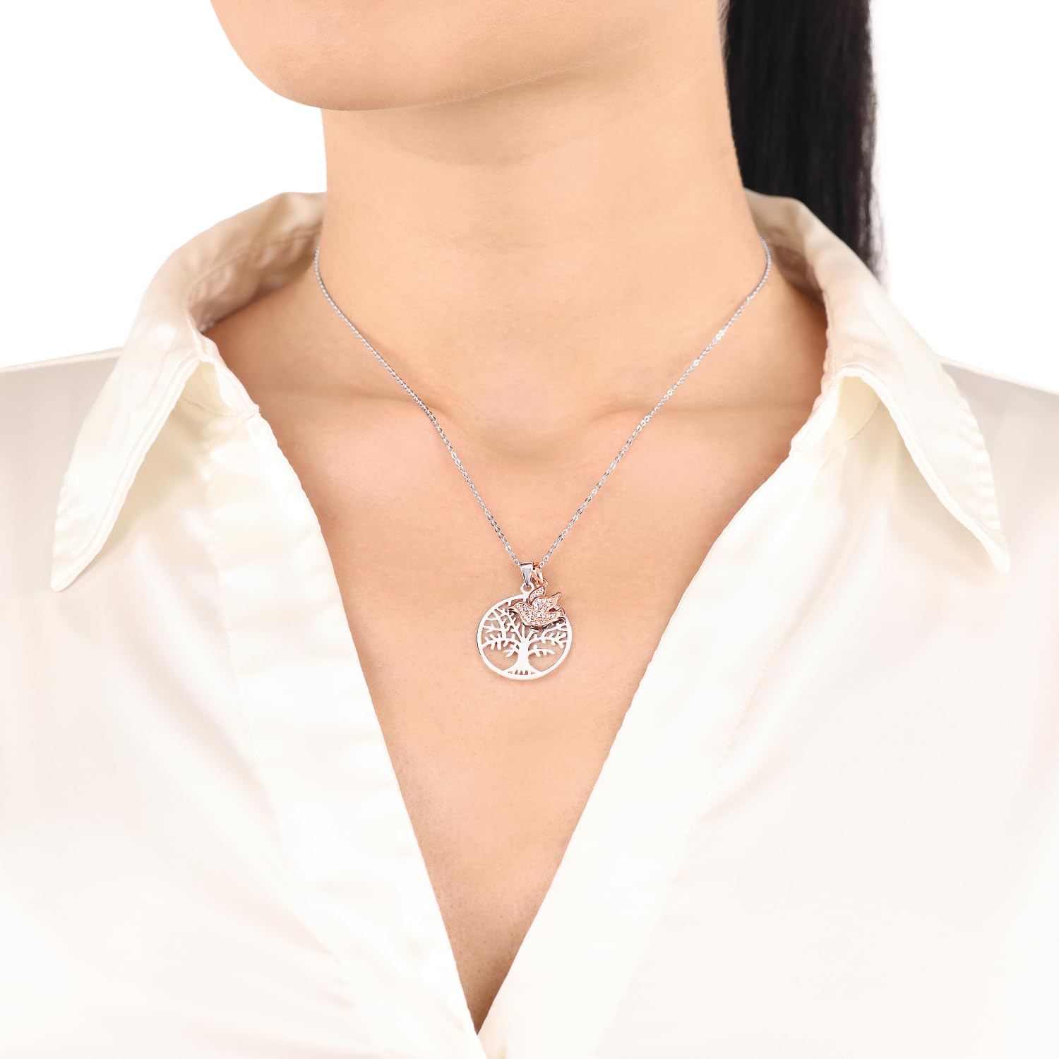 amor-halsschmuck-kette-lebensbaum-45-cm-bicolor-zirkonia image 4
