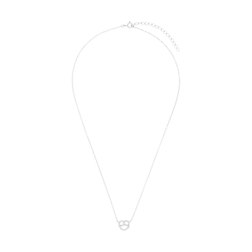 amor-halsschmuck-halskette-925-silber-brezel-zirkonia image 8