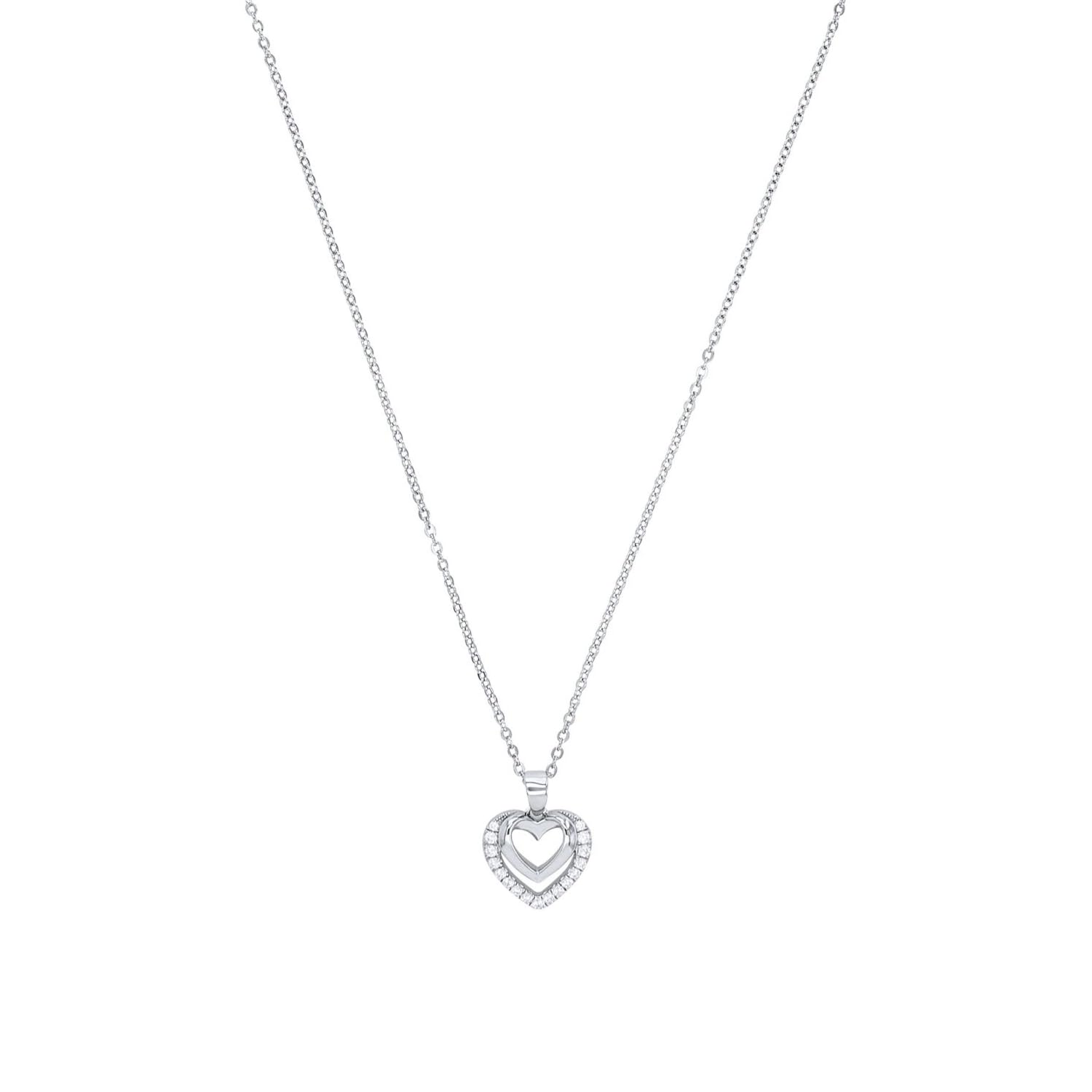amor-halsschmuck-2026252-halskette-herz-silber-42-cm-zirkonia image 1