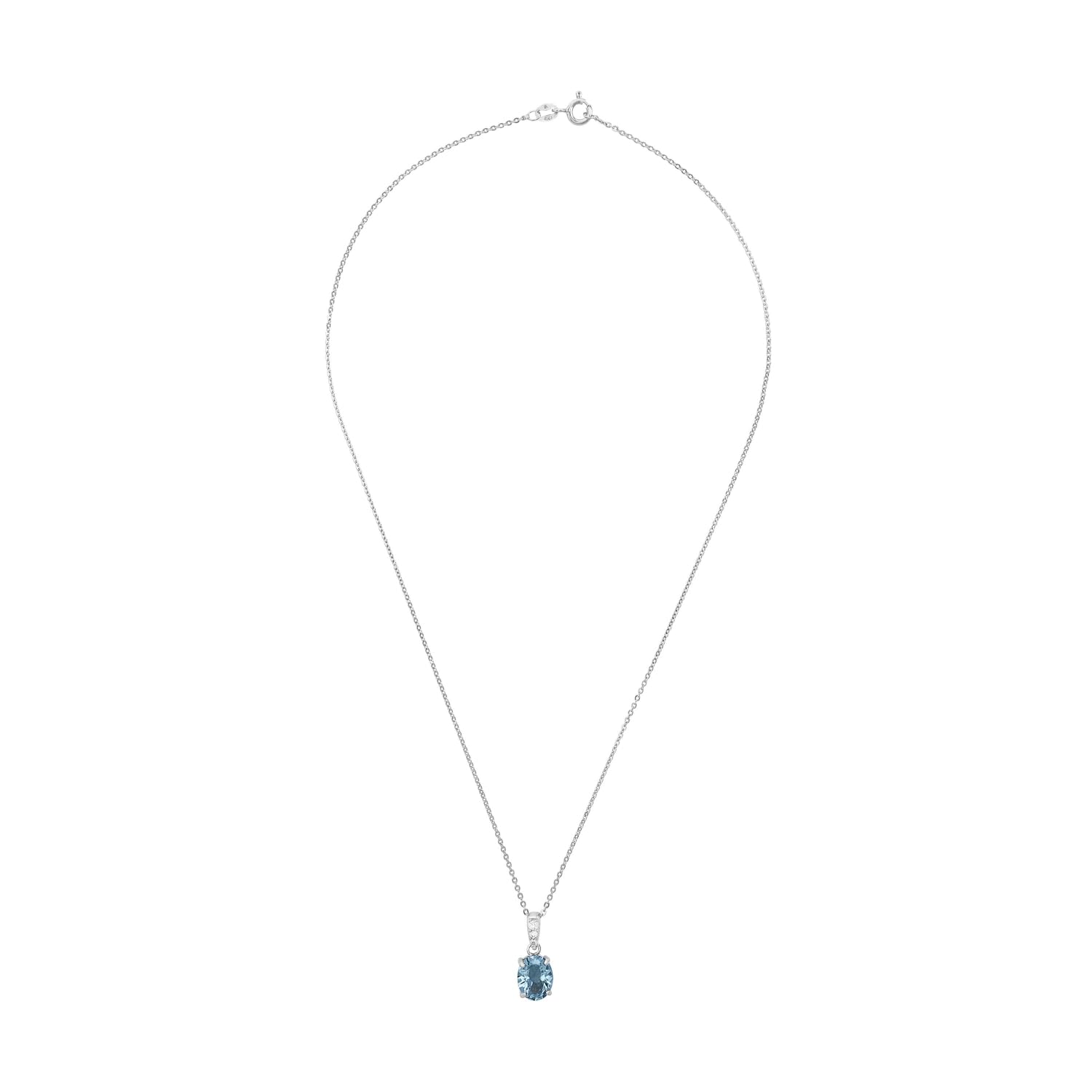 amor-halsschmuck-2022073-kette-blau-spinell-45-cm image 2