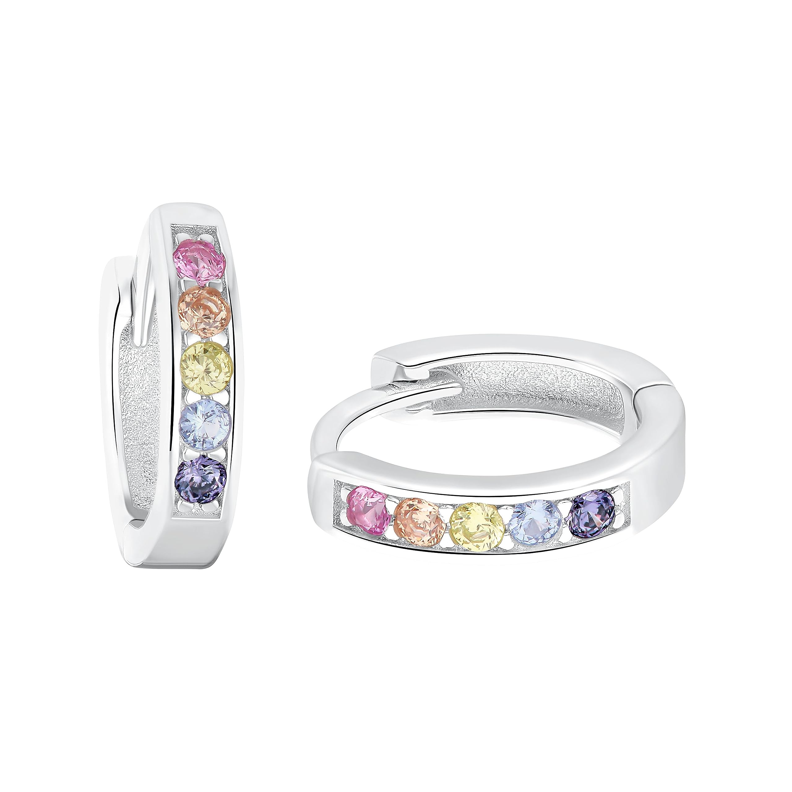 amor-ohrschmuck-creolen-925-silber-wei-t-rkis-amr-eg0007 image 7