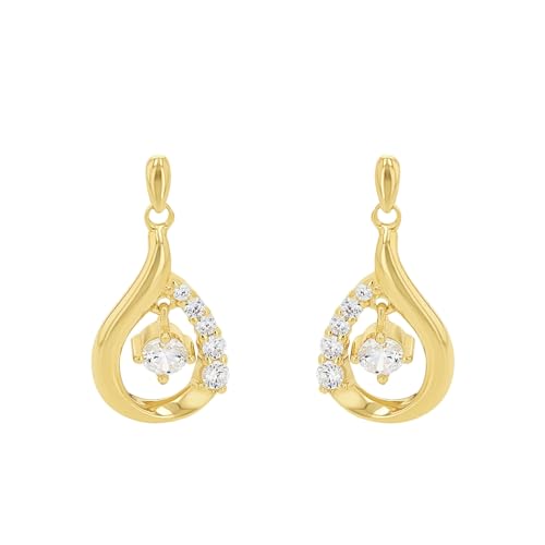 amor-ohrschmuck-ohrh-nger-9616879-tropfen-gold-zirkonia image 8