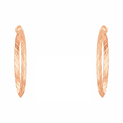 amor-ohrschmuck-2016717-creolen-ros-4-cm-teilmatt image 6