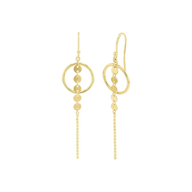 amor-ohrschmuck-ohrh-nger-2026241-gold-7cm-damen image 1