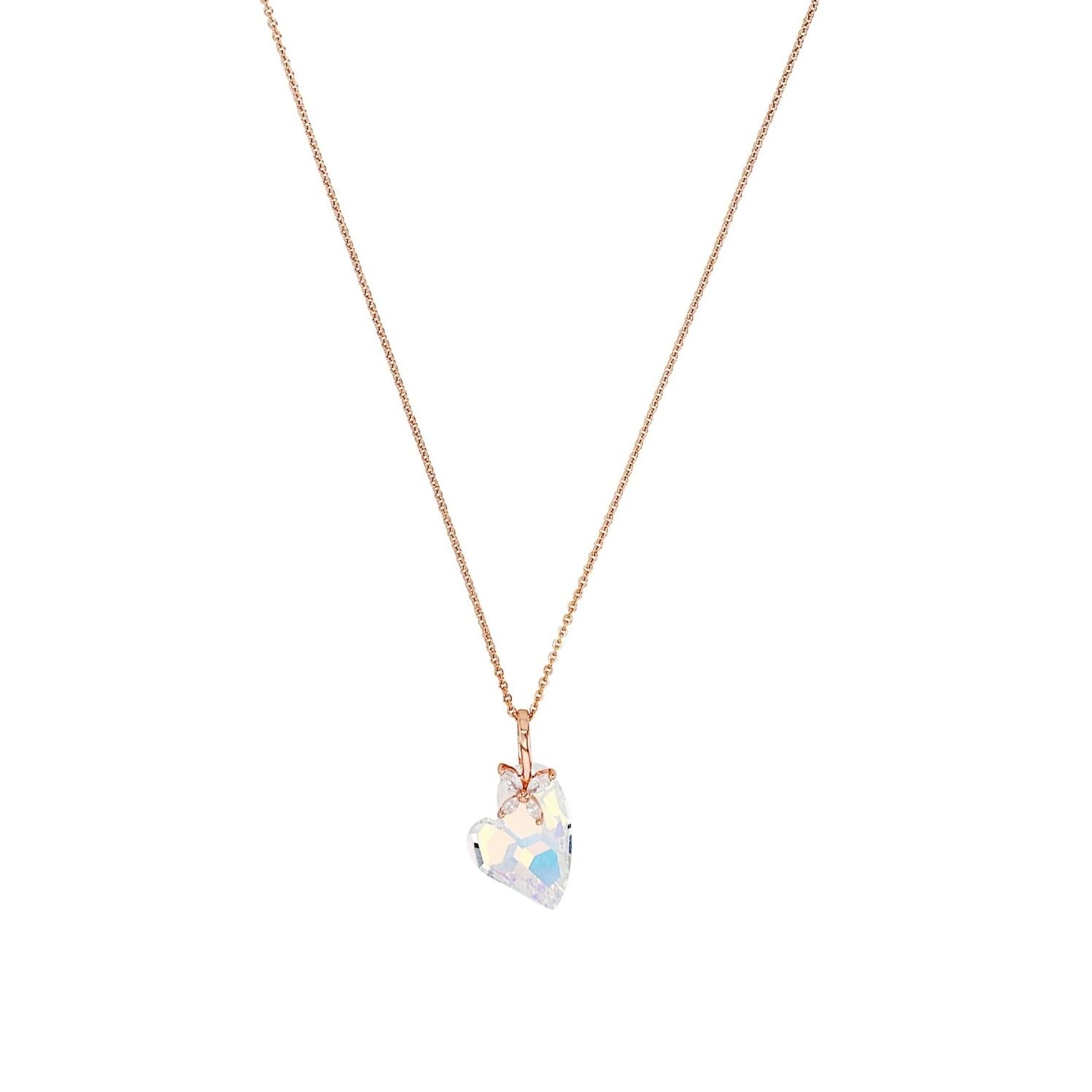 amor-9556045-herz-halskette-ros-45-cm-zirkonia image 1