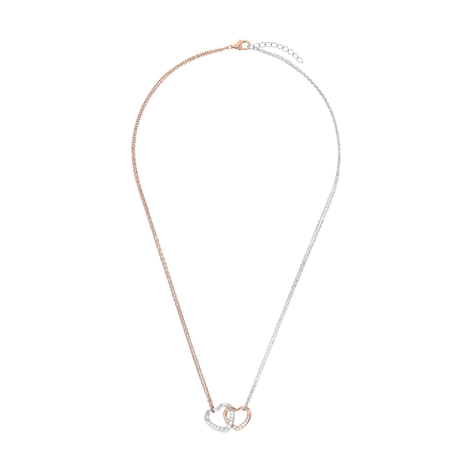 amor-halsschmuck-kette-2026066-bicolor-zirkonia-42-3-cm image 4