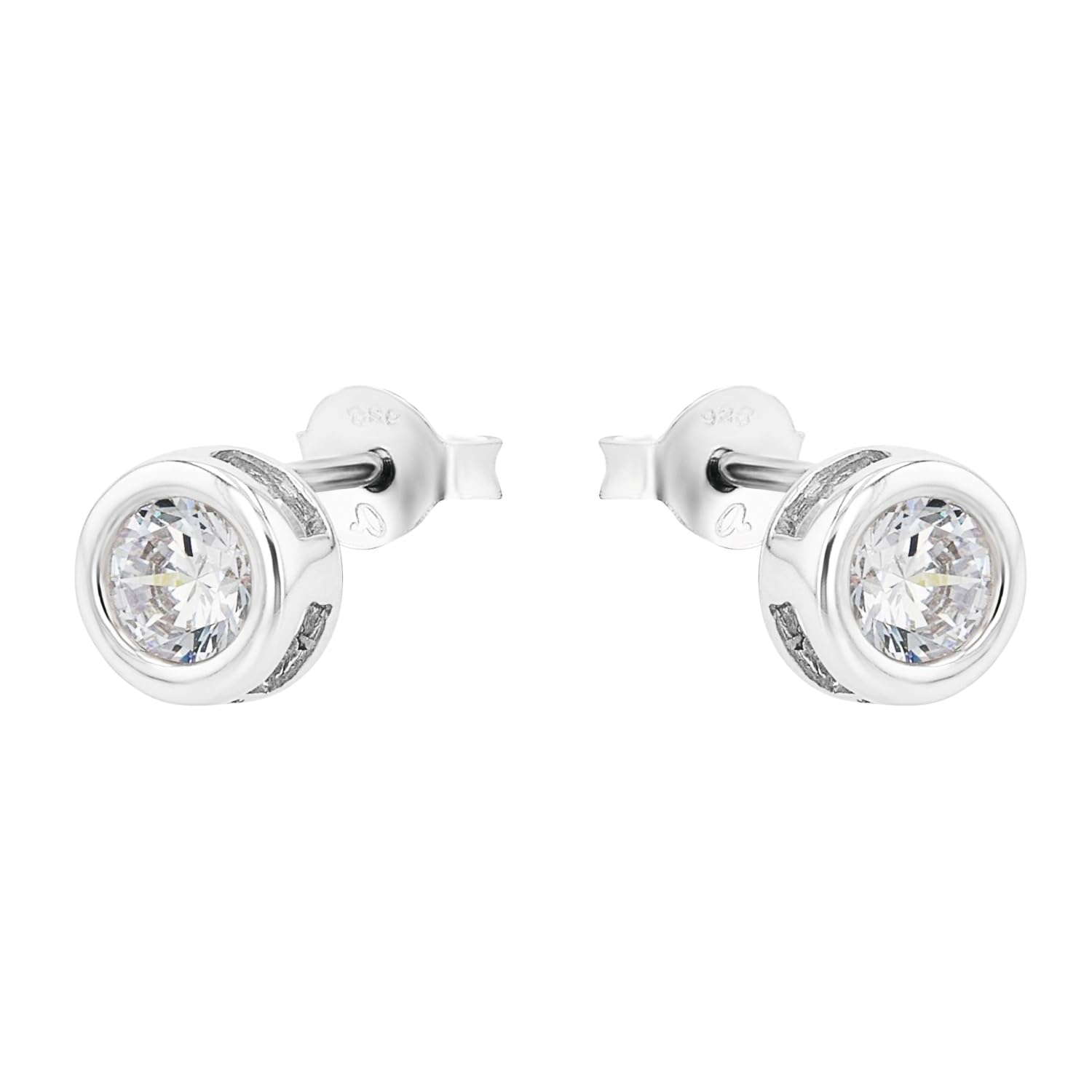 amor-ohrstecker-925-silber-zirkonia-0-7-cm-9061891 image 3