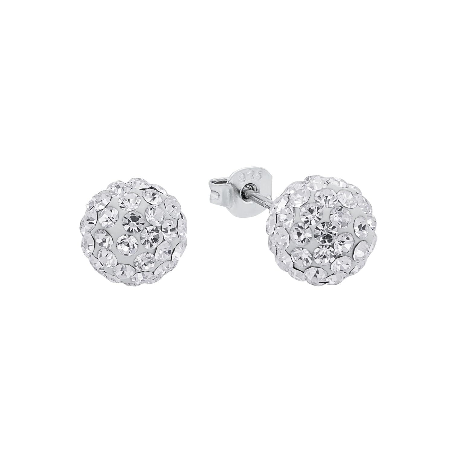 amor-ohrschmuck-2016405-ohrstecker-silber-wei-0-8-cm image 1