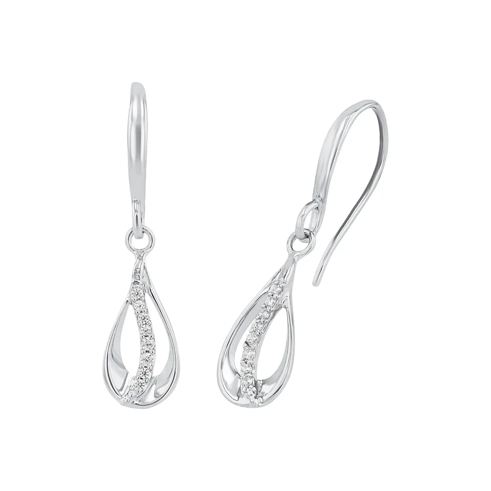 amor-ohrschmuck-ohrh-nger-2022046-silber-zirkonia-2-1cm image 1