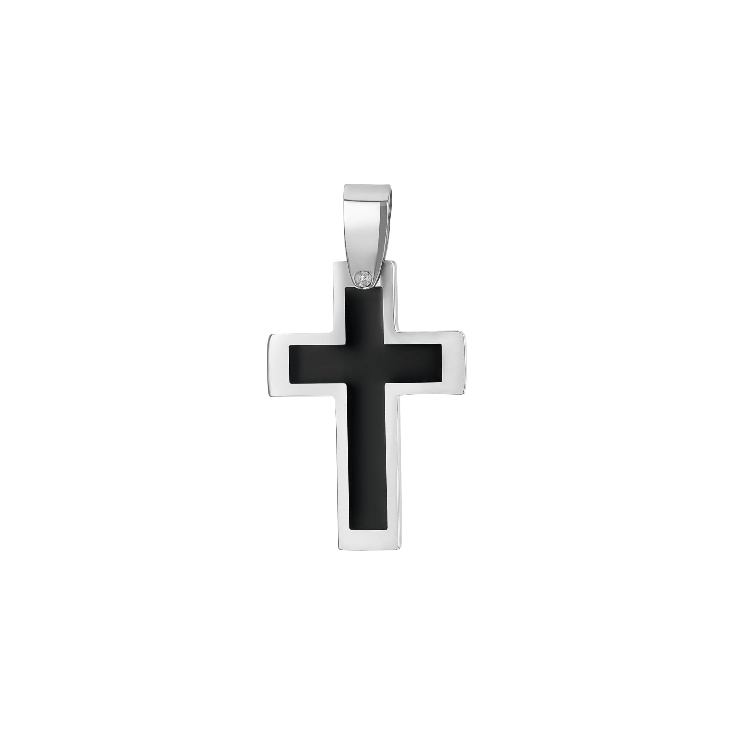 amor-anh-nger-kreuz-9378517-edelstahl-schwarz-3-8-cm image 1