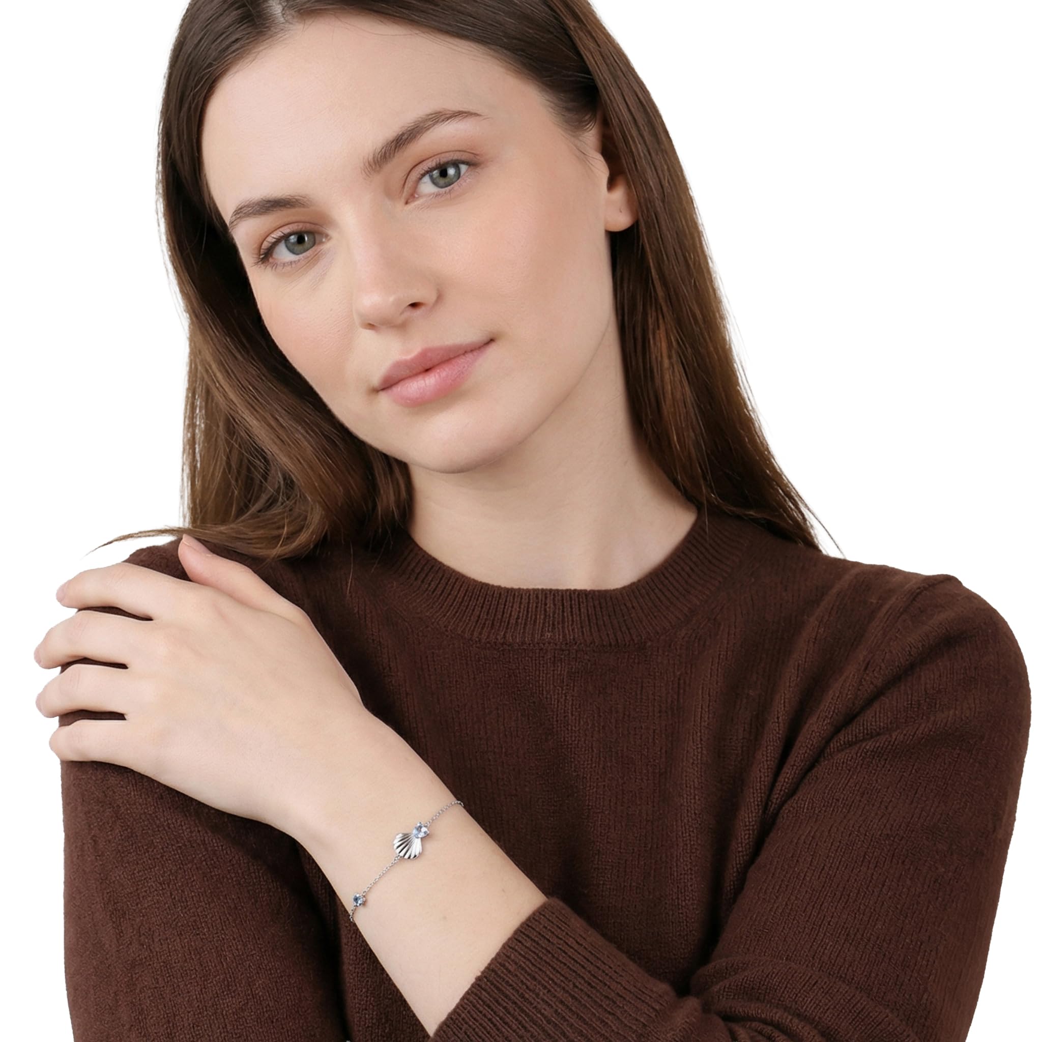 amor-amr-b0027-armband-925-silber-muschel-herz-zirkonia image 4