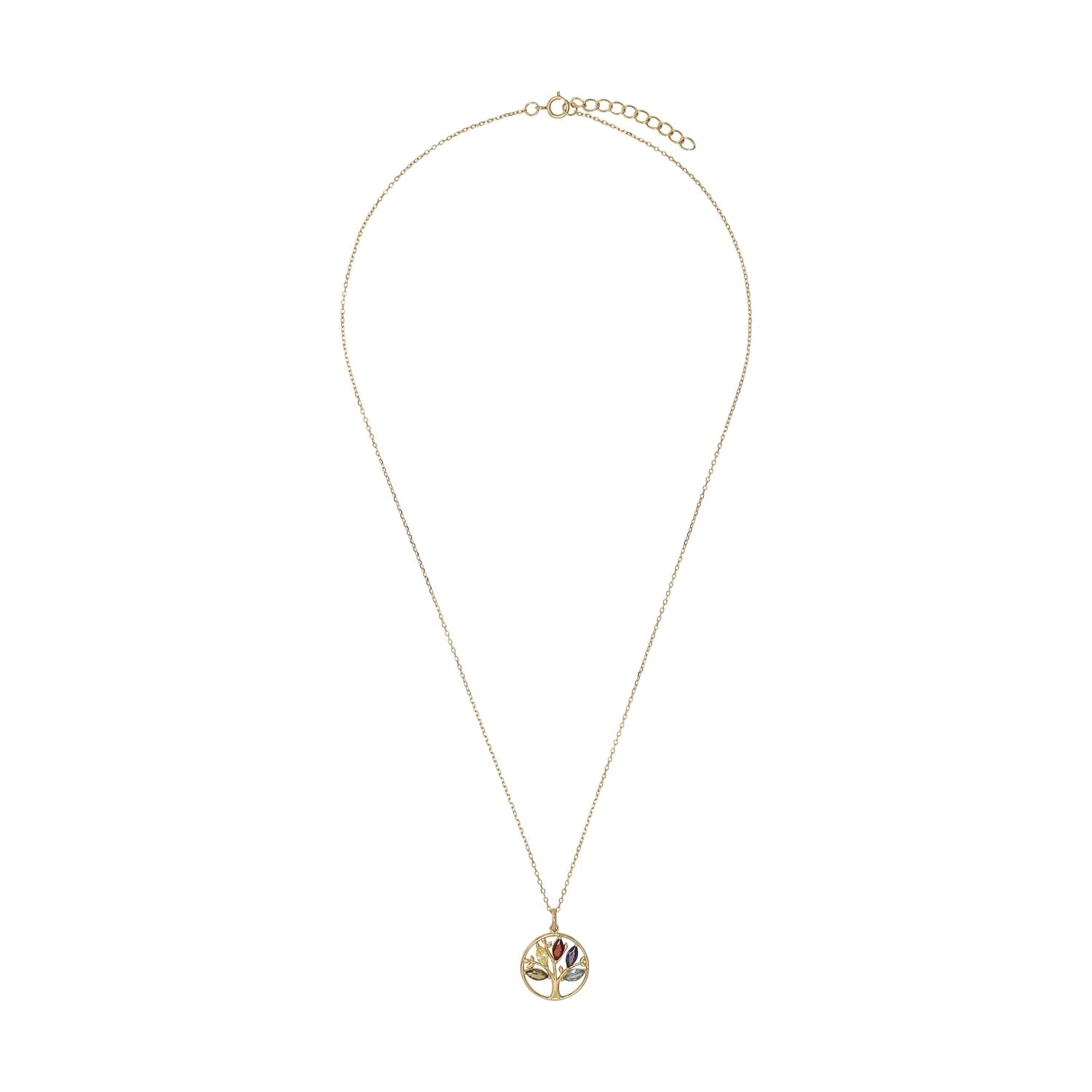 amor-halsschmuck-2022096-kette-lebensbaum-multicolor-45-cm image 4