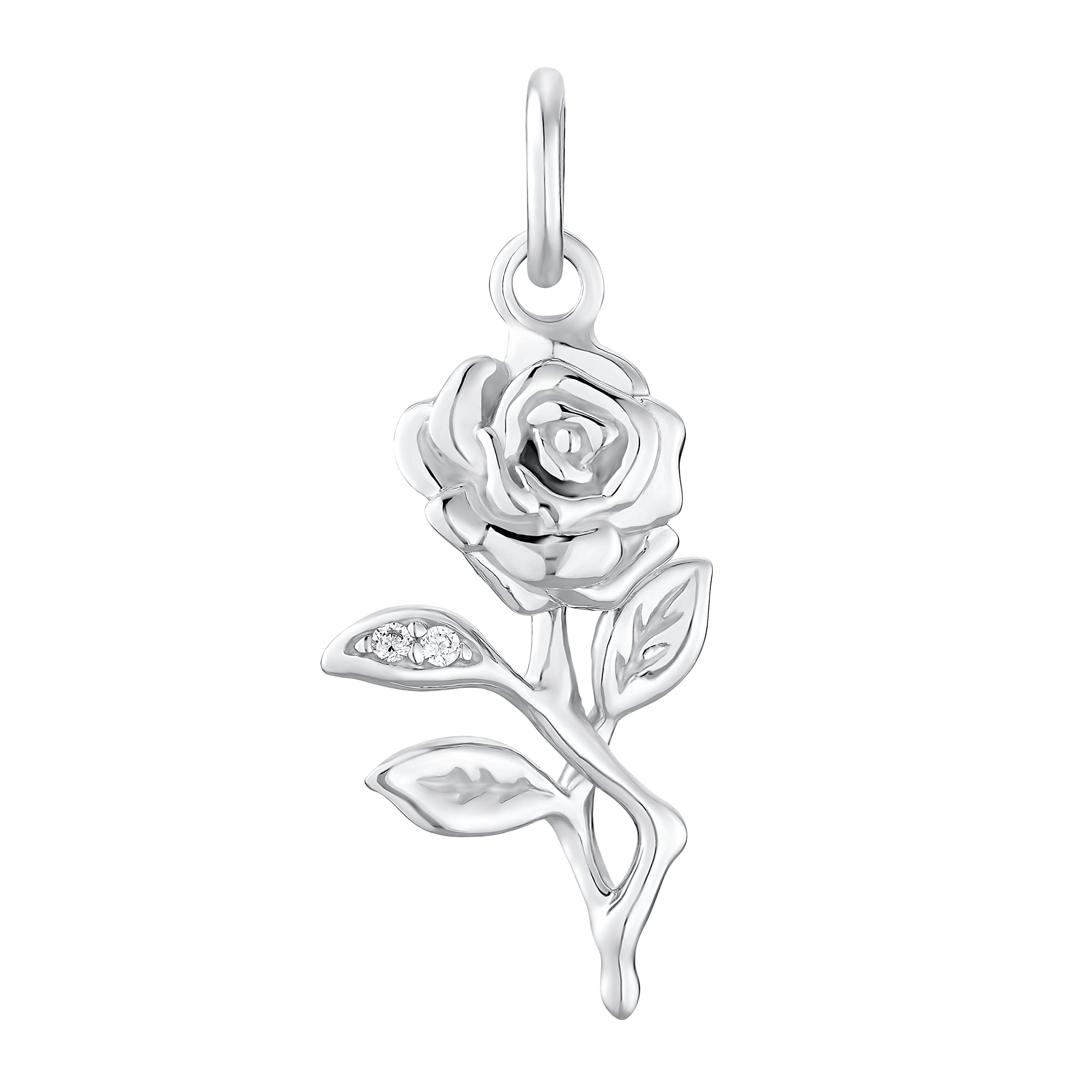 amor-anh-nger-rose-925er-silber-anh-nger-damen-zirkonia image 1