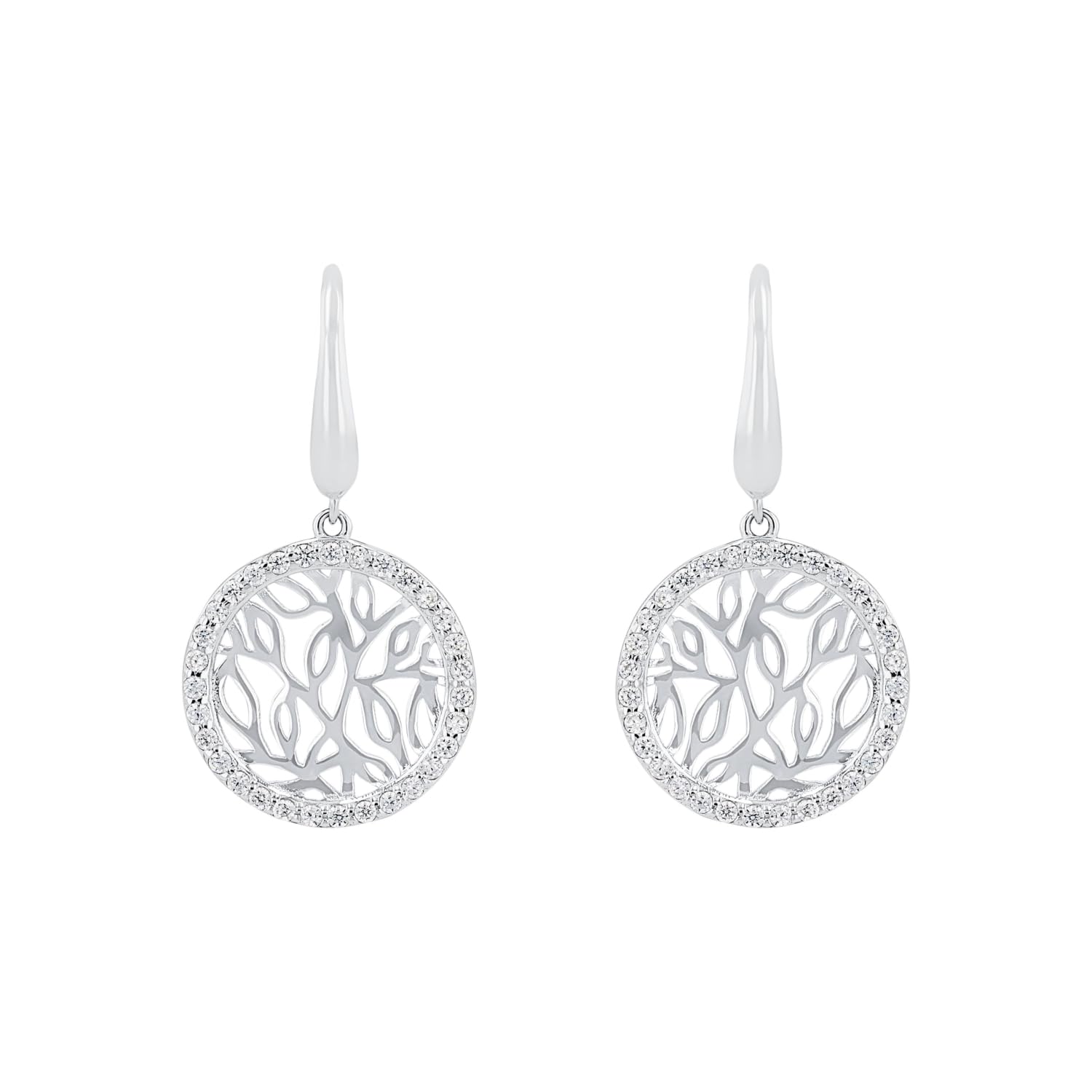 amor-ohrschmuck-ohrh-nger-2022115-silber-bl-tter-zirkonia-2-8-cm image 4