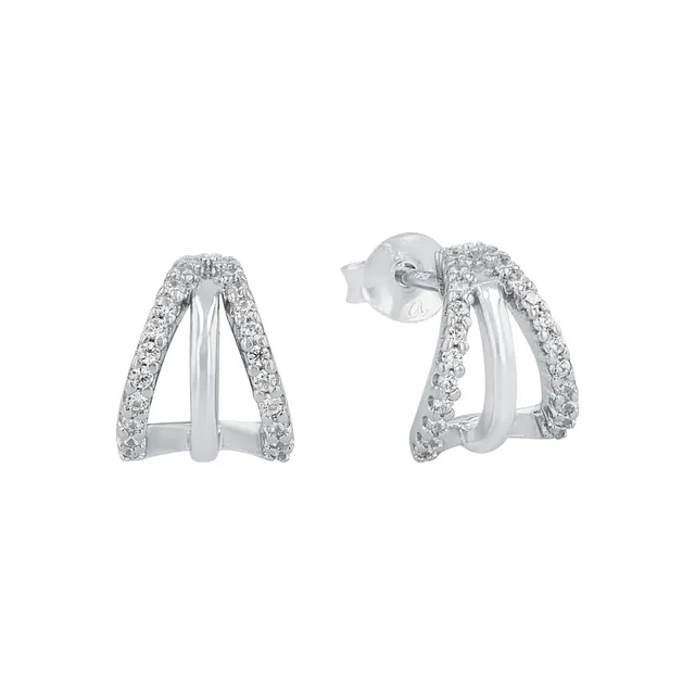 amor-2026261-ohrstecker-silber-zirkonia-0-9-cm-rund image 1