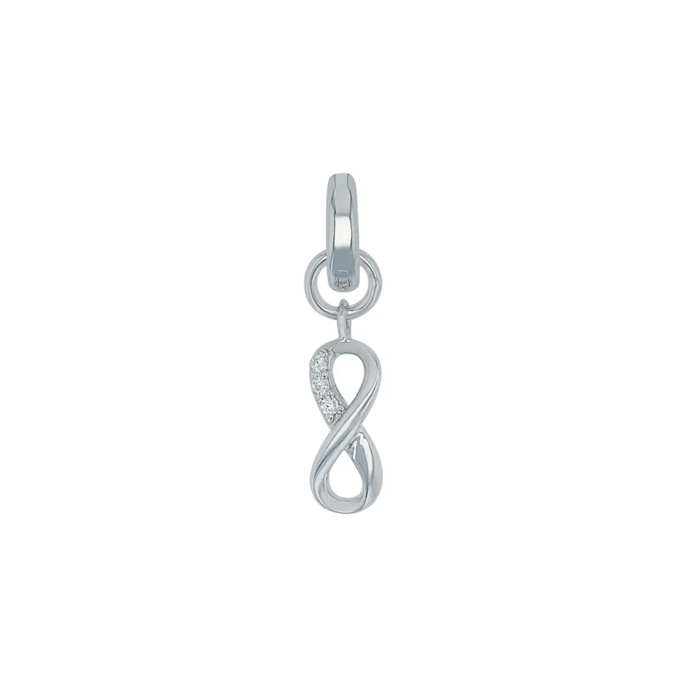 amor-charms-2038554-charm-silber-infinity-wei-zirkonia image 1