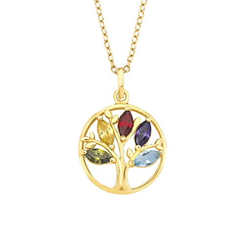 amor-halsschmuck-2022096-kette-lebensbaum-multicolor-45-cm image 7