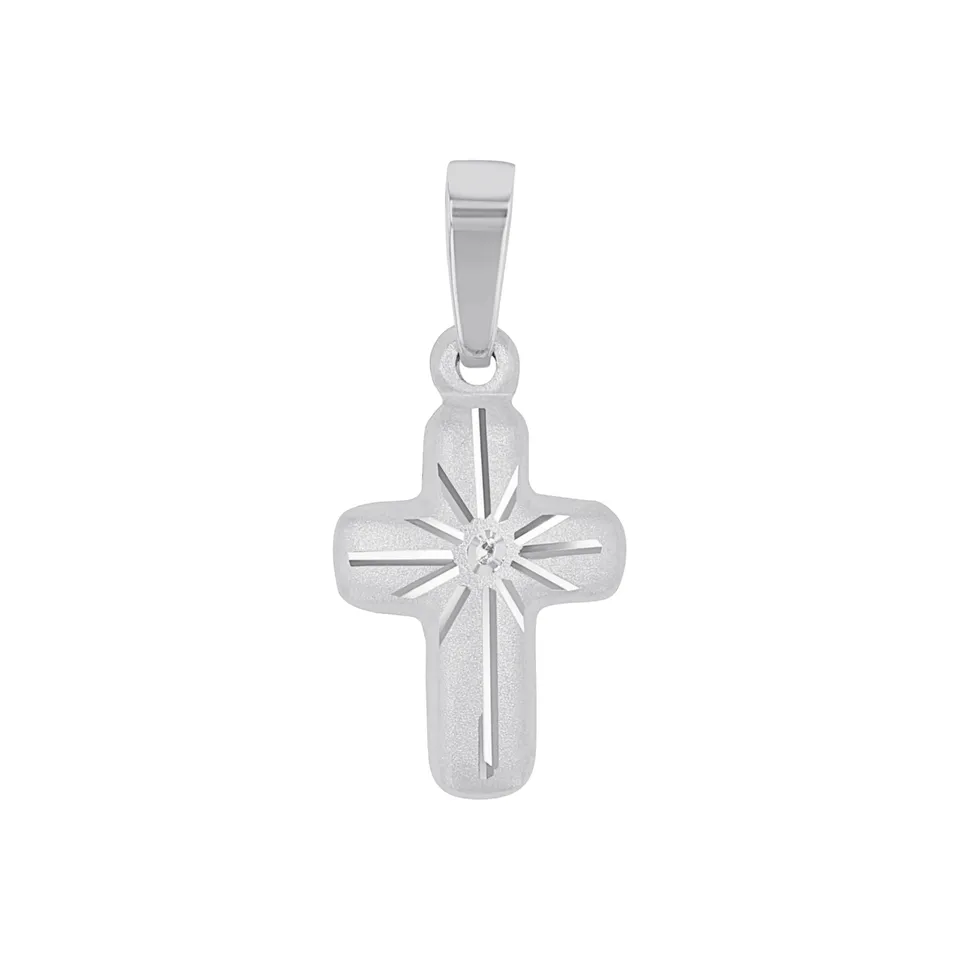 amor-anh-nger-kreuz-motivanh-nger-silber-21-mm-unisex image 1