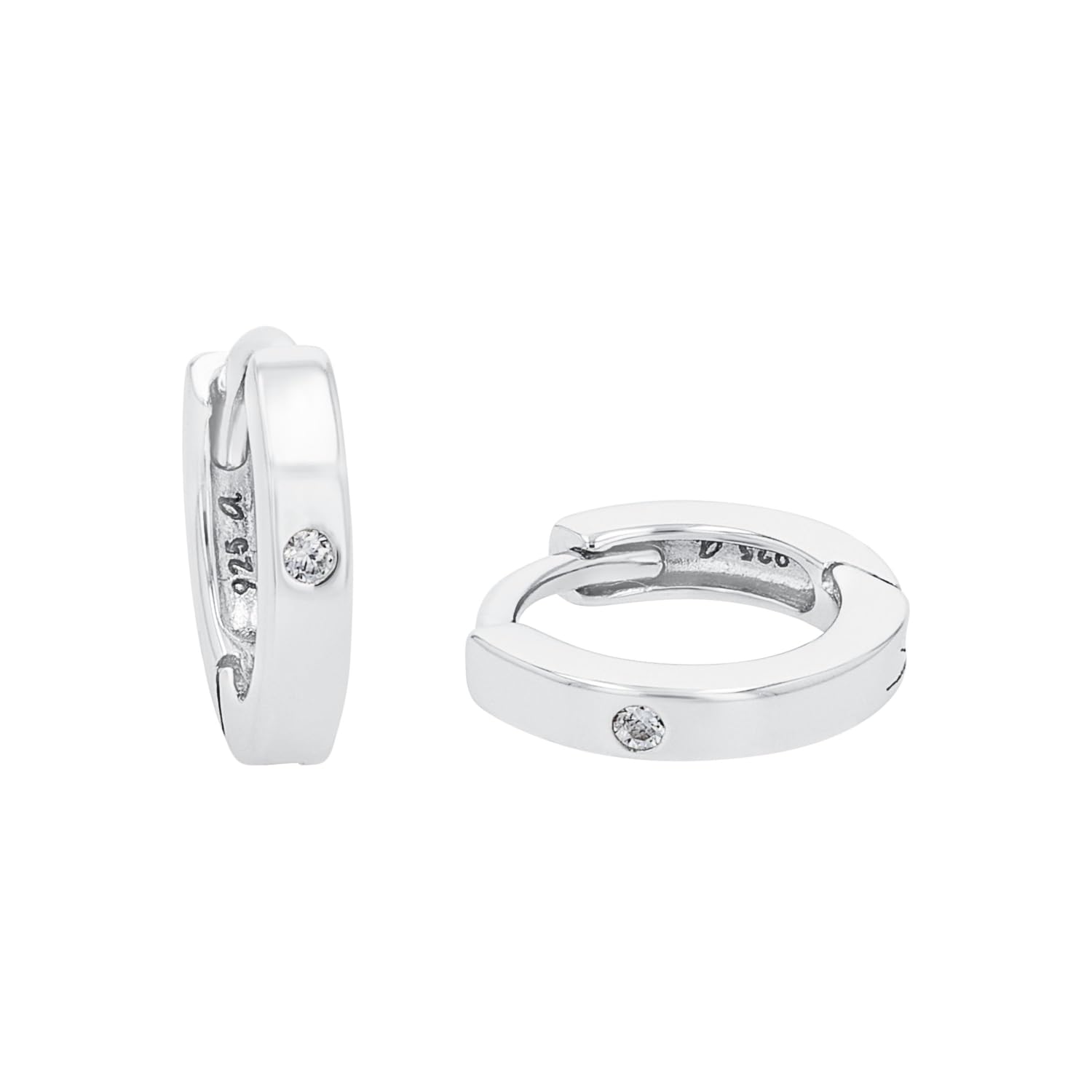 amor-ohrschmuck-creolen-classic-925-silber-damen image 1