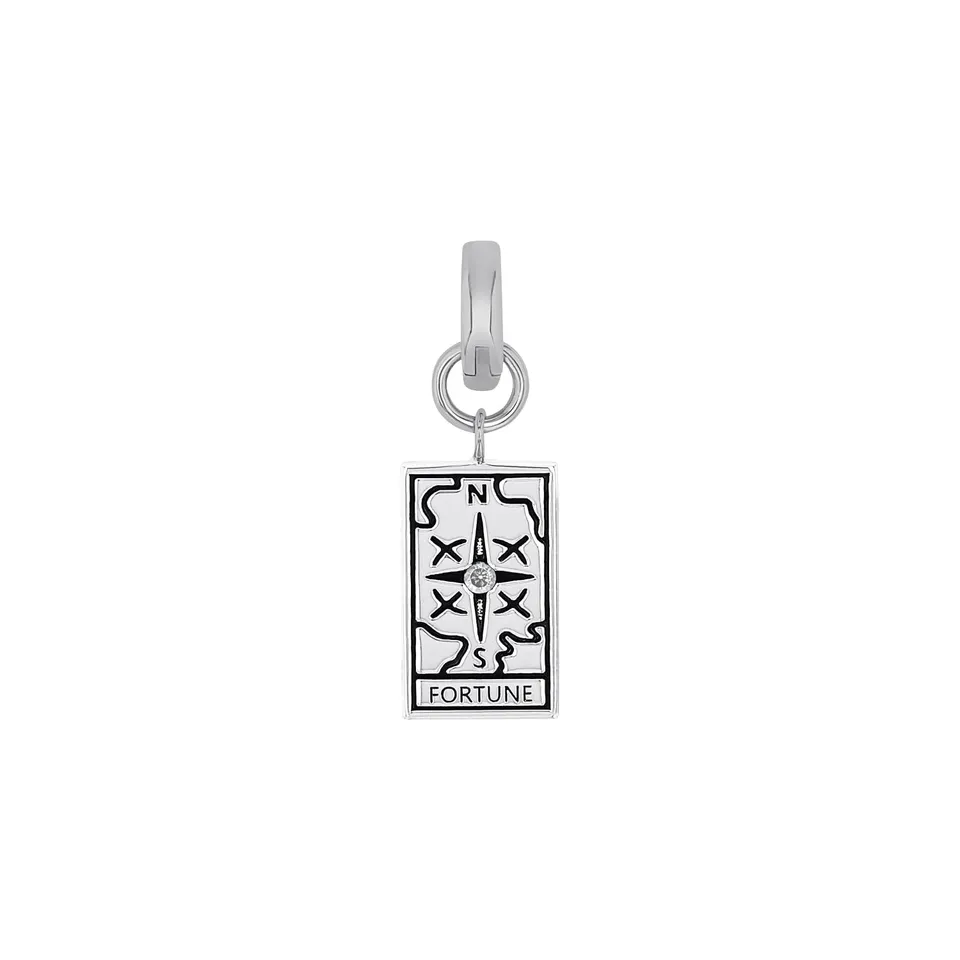 amor-charms-2038547-charm-silber-tarotkarten-zirkonia image 1
