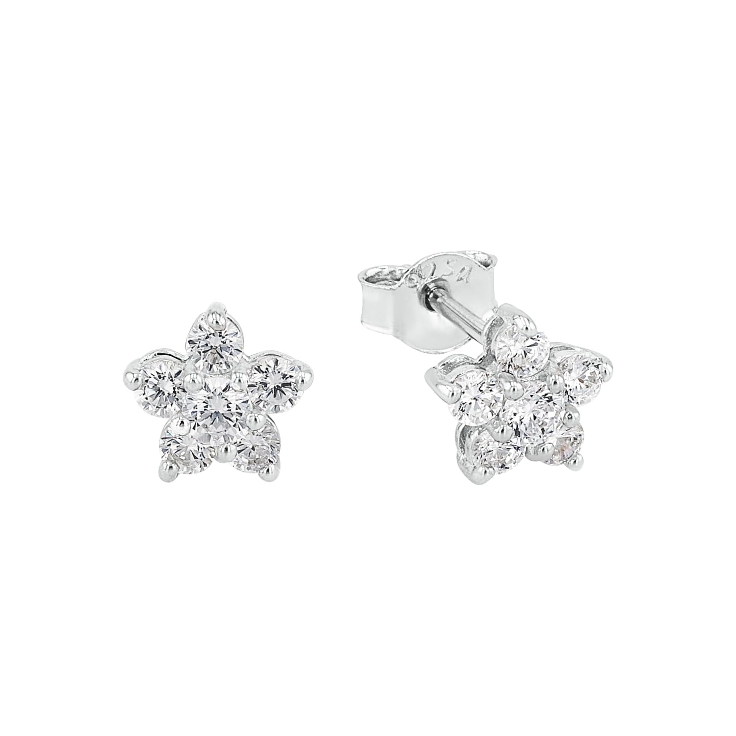 amor-ohrschmuck-zirkonia-ohrstecker-0-8-cm-silber image 1