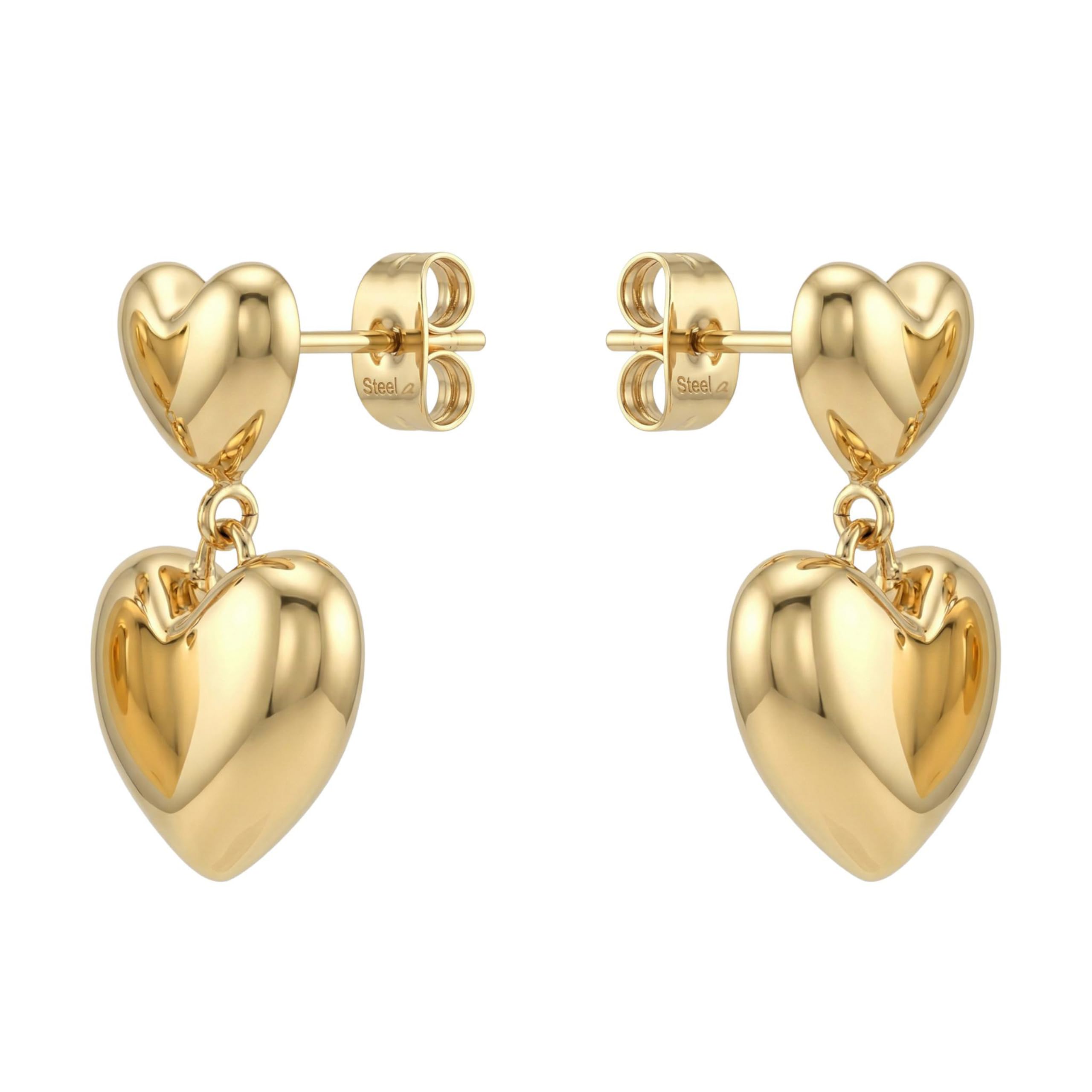 amor-ohrschmuck-amr-e0045-herz-ohrh-nger-vergoldet image 6