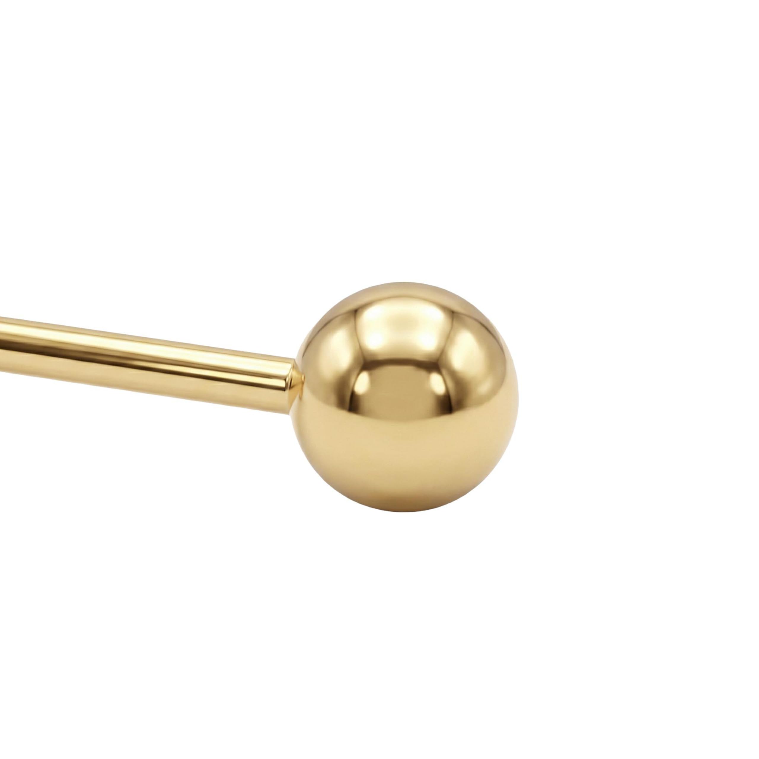 amor-ohrschmuck-amr-e0046-kugel-ohrstecker-vergoldet image 5