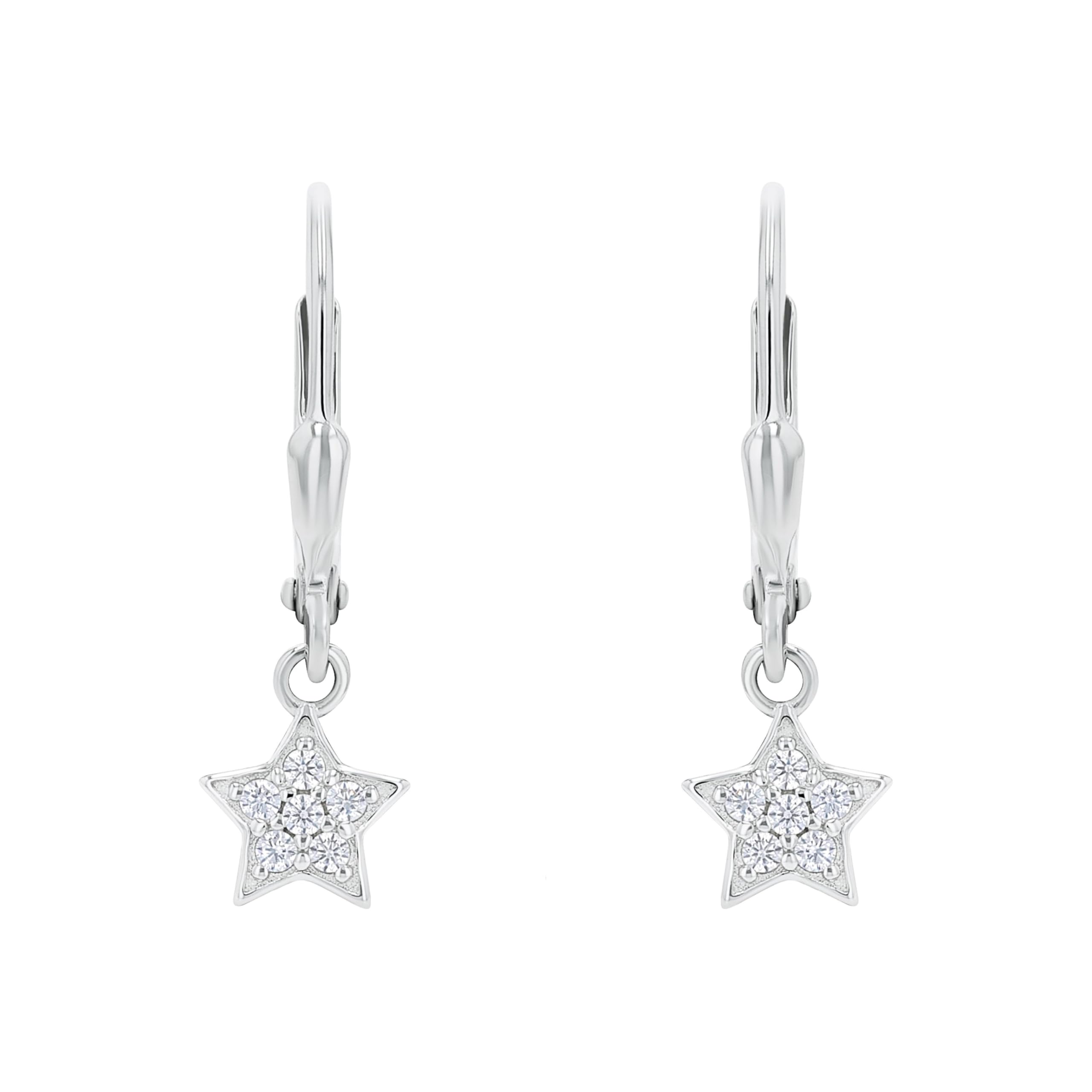 amor-stern-ohrh-nger-925-silber-m-dchen-ohrringe image 3