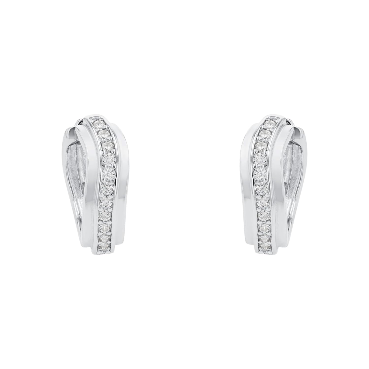 amor-ohrschmuck-creolen-925-silber-schwarz-zirkonia-18-mm image 2