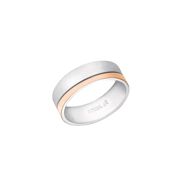 amor-ring-edelstahl-bicolor-unisex-in-geschenkbox image 1