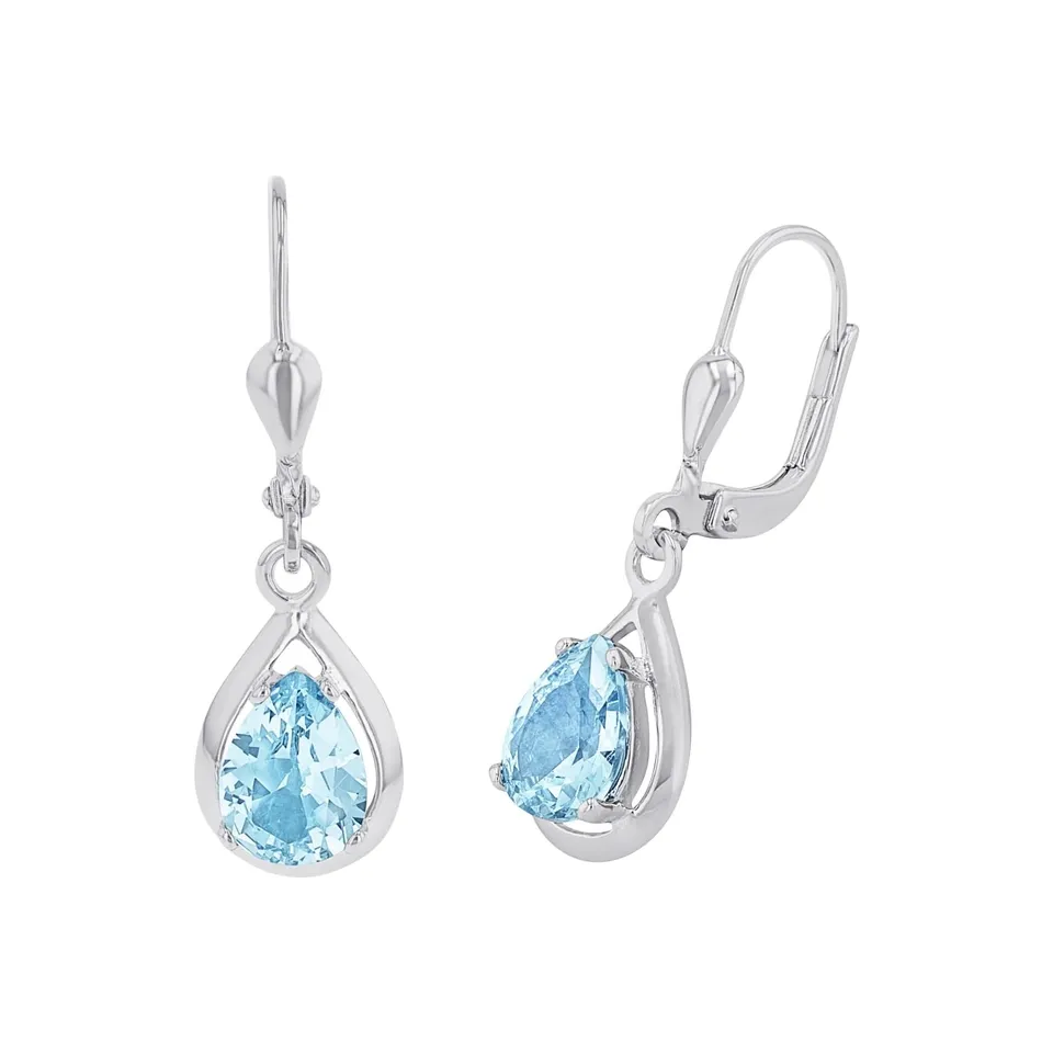 amor-ohrschmuck-ohrh-nger-925-silber-zirkonia-damen image 1