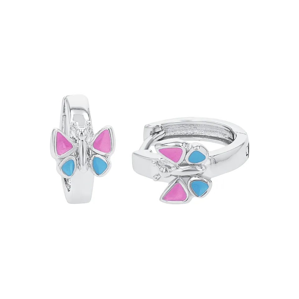 amor-creolen-925-silber-kinder-creolen-m-dchen-klein image 1