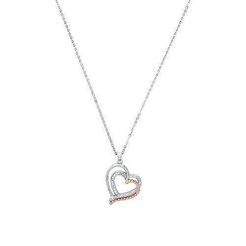 amor-2022049-herz-kette-bicolor-925-silber-45-cm image 7