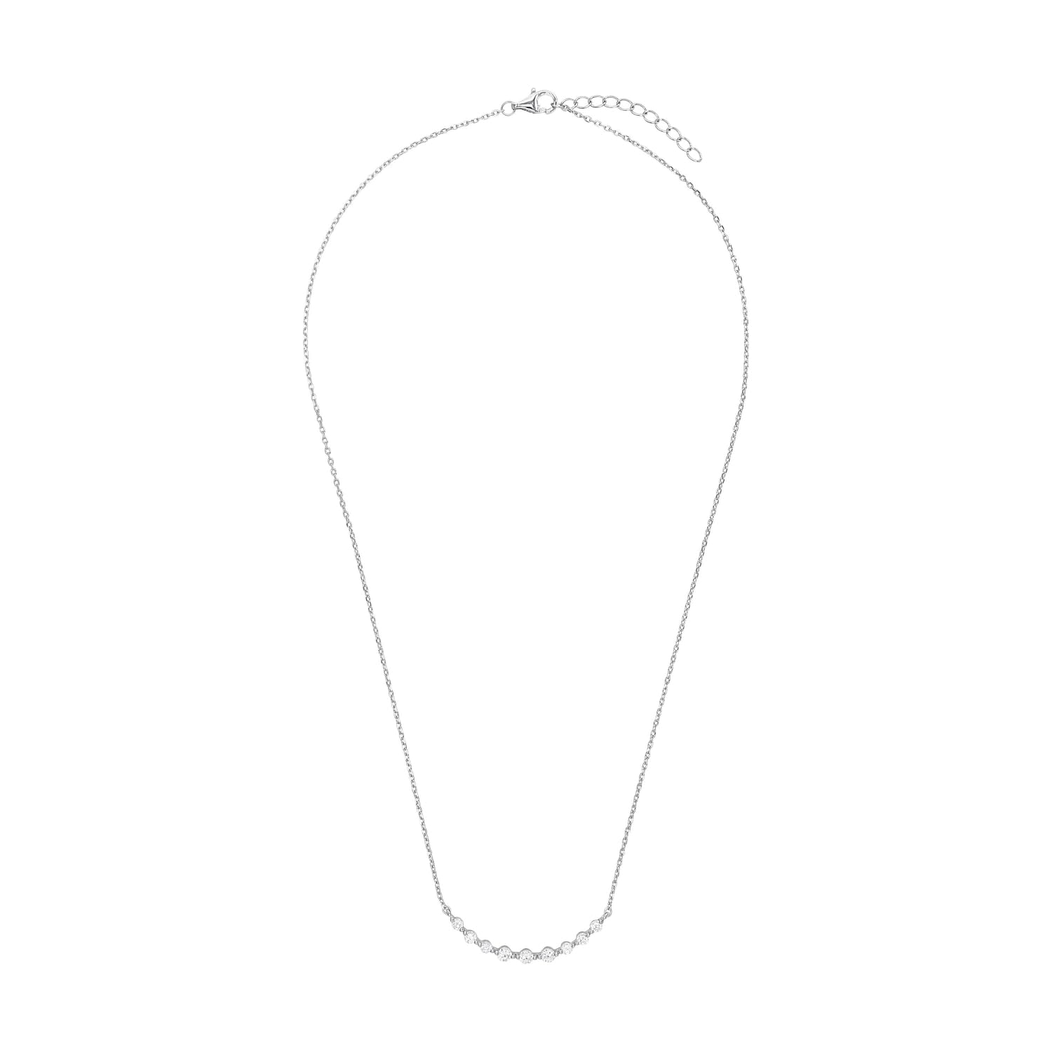 amor-halsschmuck-kette-2028414-silber-mit-zirkonia-42-3-cm image 2