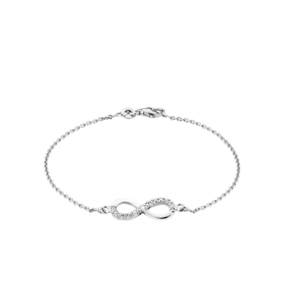 amor-armschmuck-infinity-armband-19cm-silber-zirkonia image 1