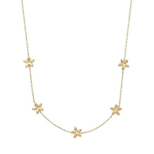 amor-amr-n0029-damen-halskette-925-silber-blumen-vergoldet image 7
