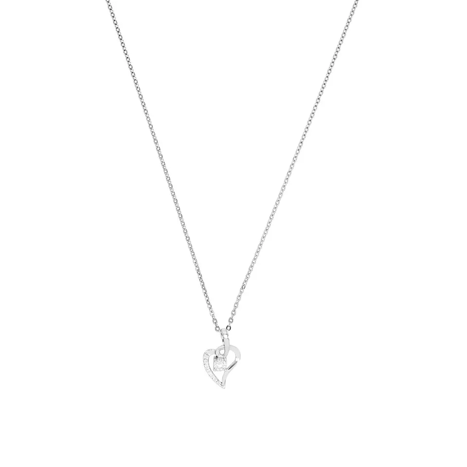 amor-halsschmuck-kette-9188284-herz-silber-42-cm-zirkonia image 1