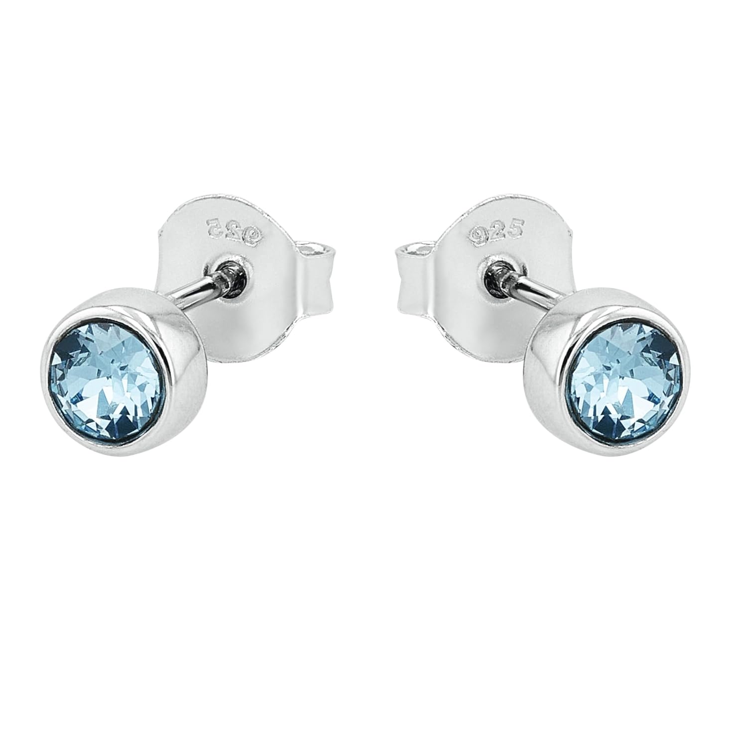amor-9131785-ohrstecker-silber-blau-zirkonia-0-6-cm image 3