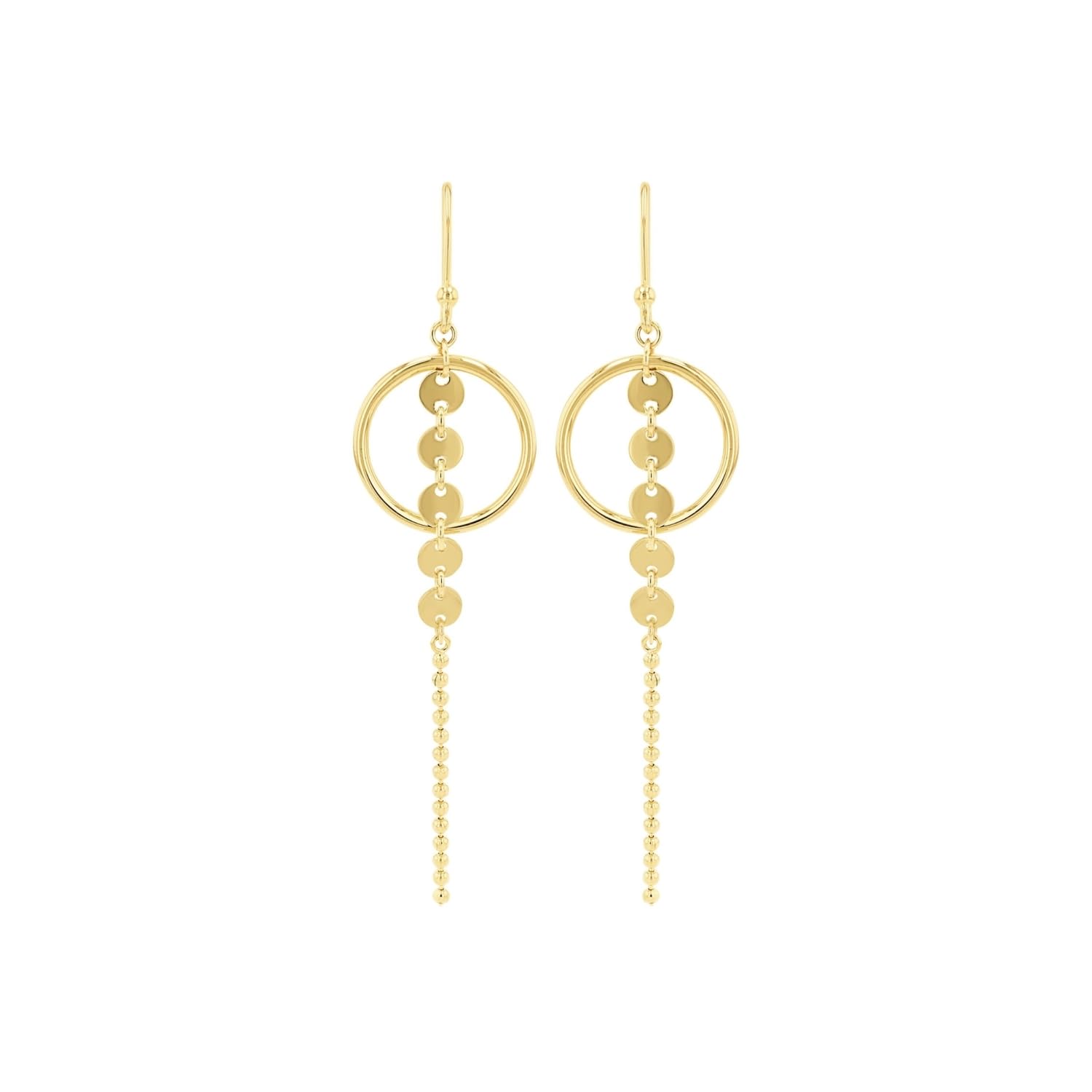 amor-ohrschmuck-ohrh-nger-2026241-gold-7cm-damen image 4