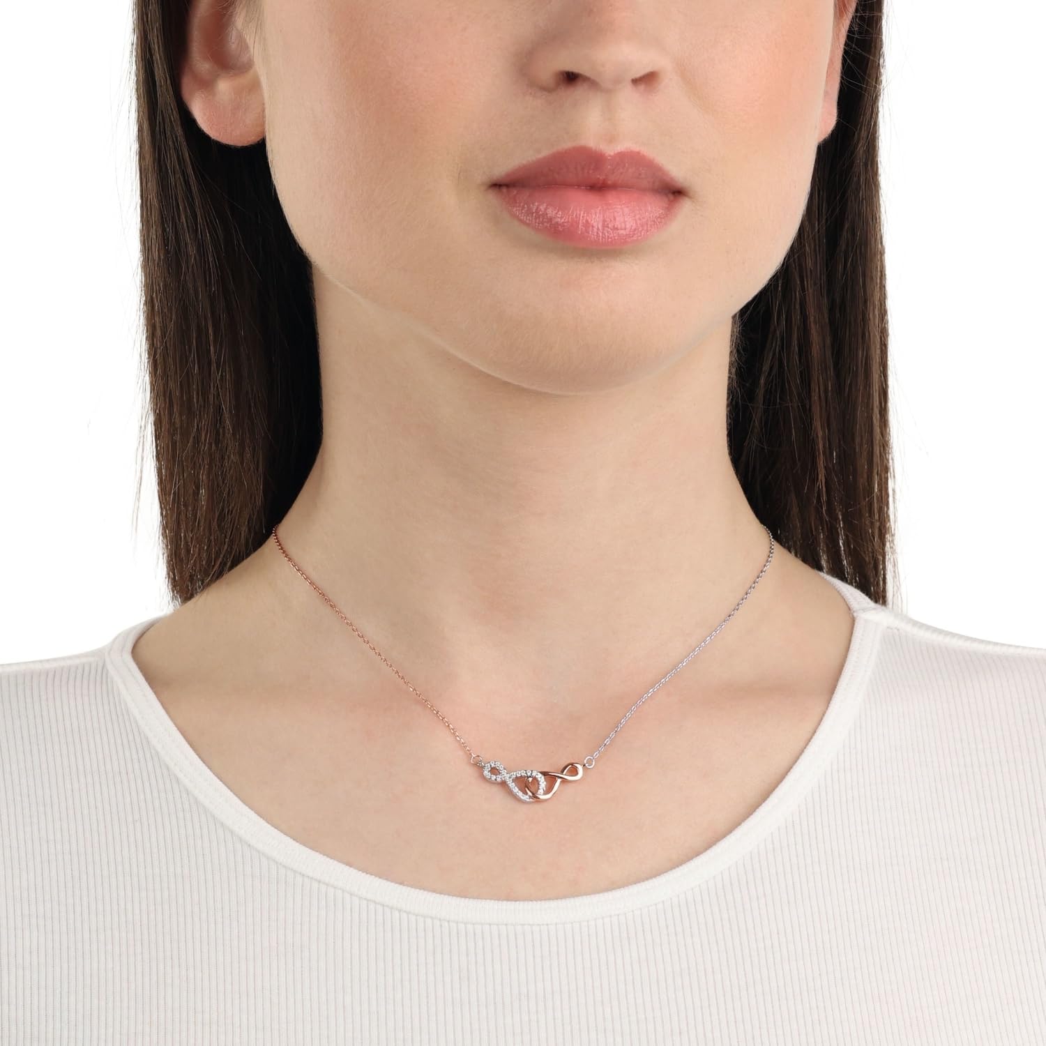 amor-kette-anh-nger-9123971-infinity-bicolor-42-3-cm image 4